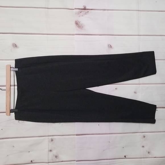 J. Jill Pants - J. Jill Charcoal Slim Leg Ponte Pull On Pants Size Large L